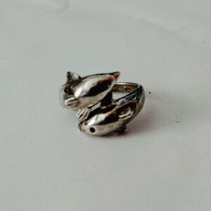 Silver Dolphin Ring